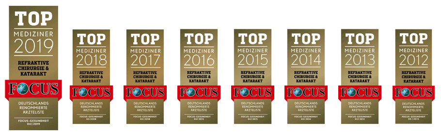 EuroEyes won the Top Mediziner awards 2012-2019